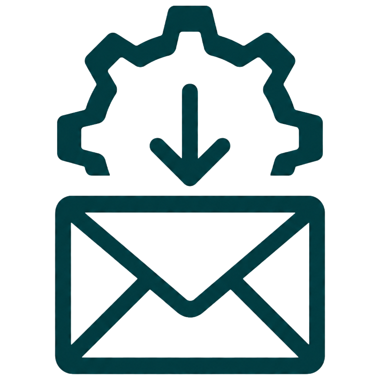 Automatic Email Icon In Hex 00353C-1